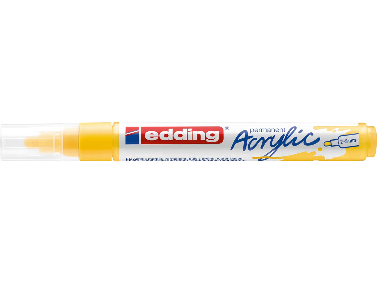 EDDING Acrylmarker 5100 2-3mm 5100-905 traffic yellow (4057305026866)