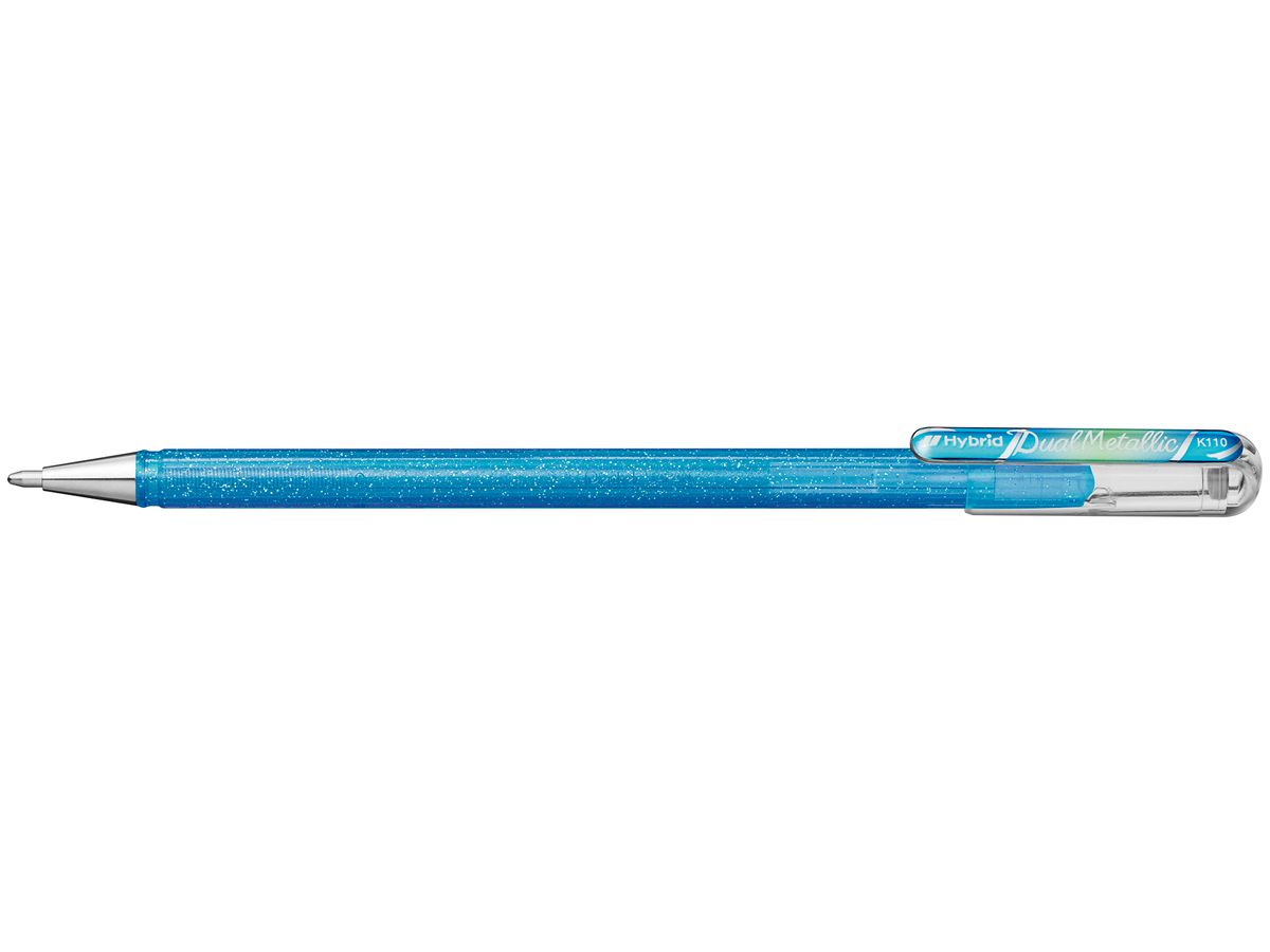 PENTEL Roller Hybrid Metal 1mm K110-DMNX graublu/blu/argento (0884851051783)