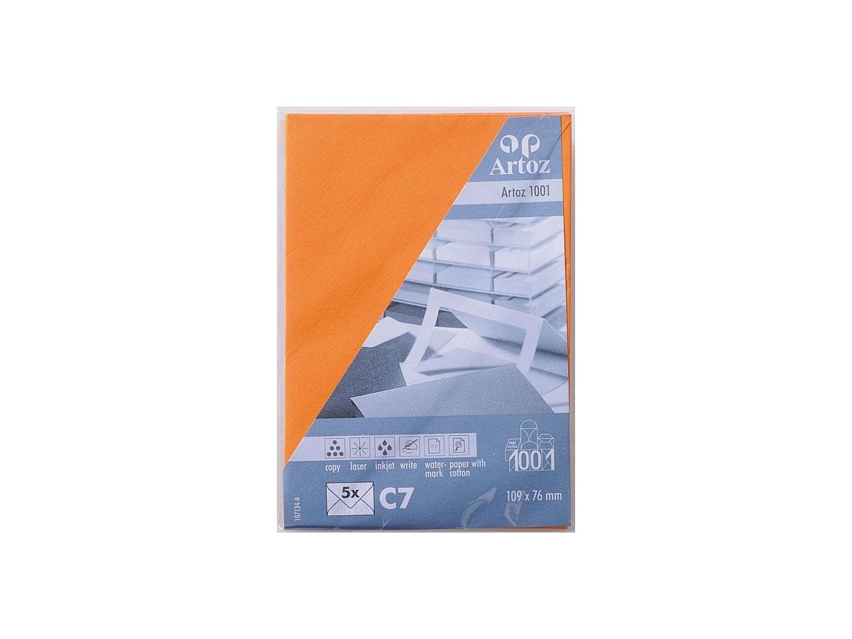 ARTOZ Couverts 1001 C7 107134185 100g, orange 5 Stück (7612450980837)