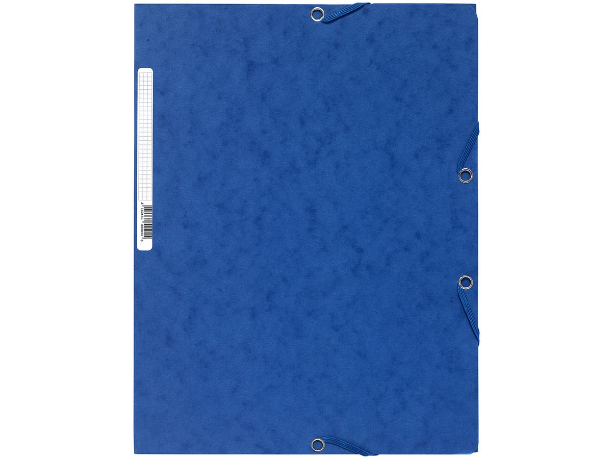 EXACOMPTA Gummibandmappe A4 55502E blau (3130630555025)