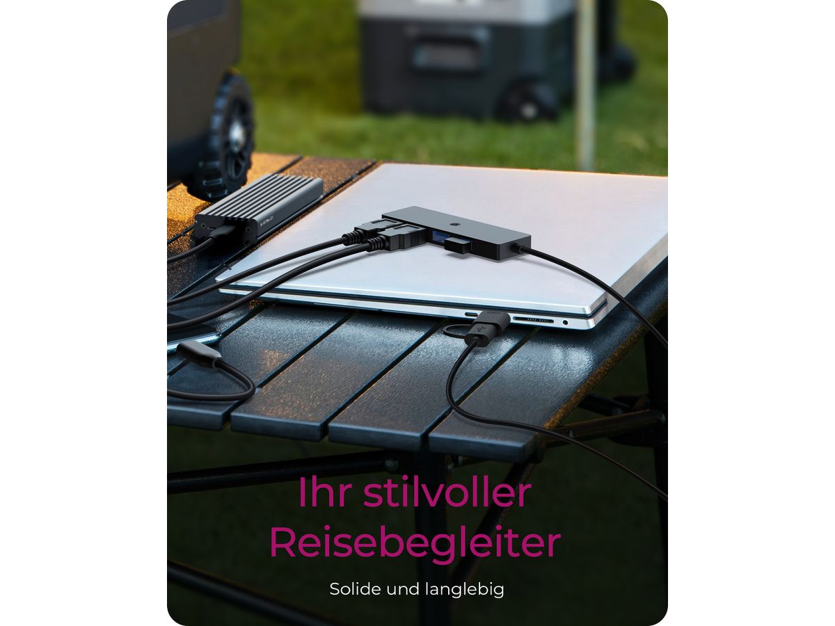 ICY BOX 4 Port USB-C/A to USB-A IB-HUB1424-C3 3.2Gen 1 Hub (4250078173946)