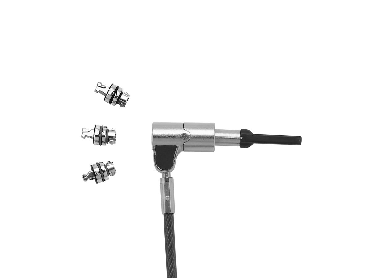 DICOTA Universal Security Cable Lock D31700 Masterkeyed anthracite (7640158668788)