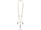 INTENSO Phone Lanyard Charg.Data Cable 7991001 2x USB-C, up to 1.65m beige (4034303037100)