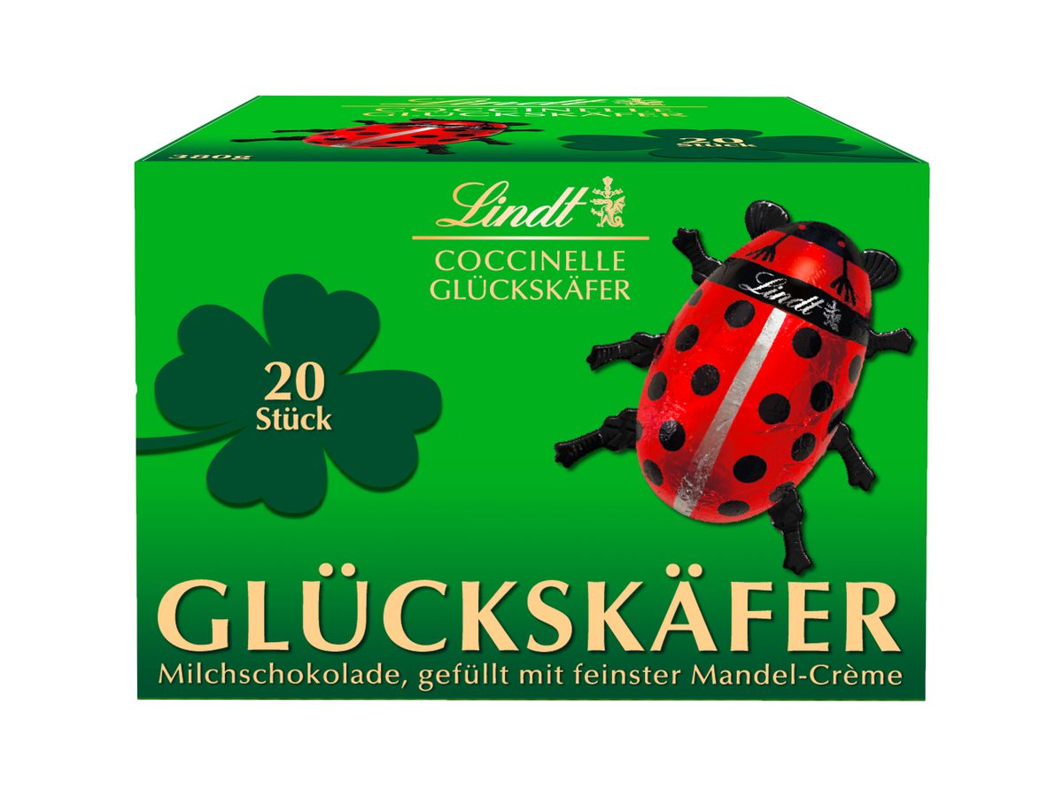 LINDT Glückskäfer Box 649740 Milch 380g (9003600490401)