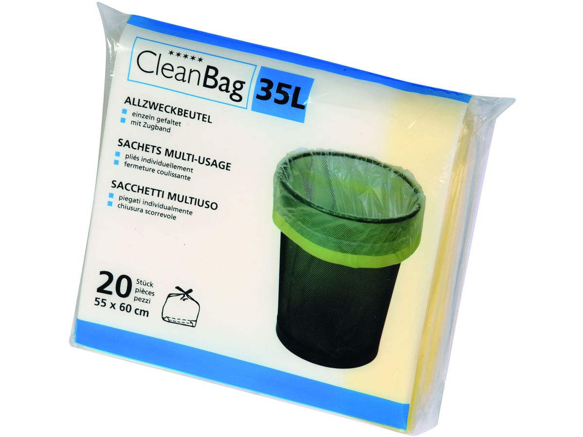 CLEANBAG Allzweckbeutel 2574 35lt, 20 Beutel (7640113795740)