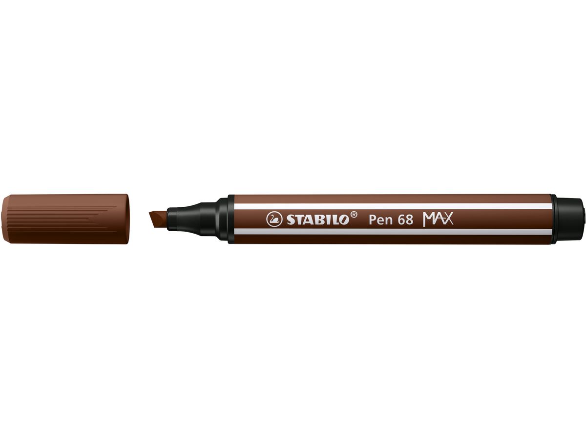 STABILO Fasermaler Pen 68 MAX 2+5mm 768/45 braun (4006381569736)