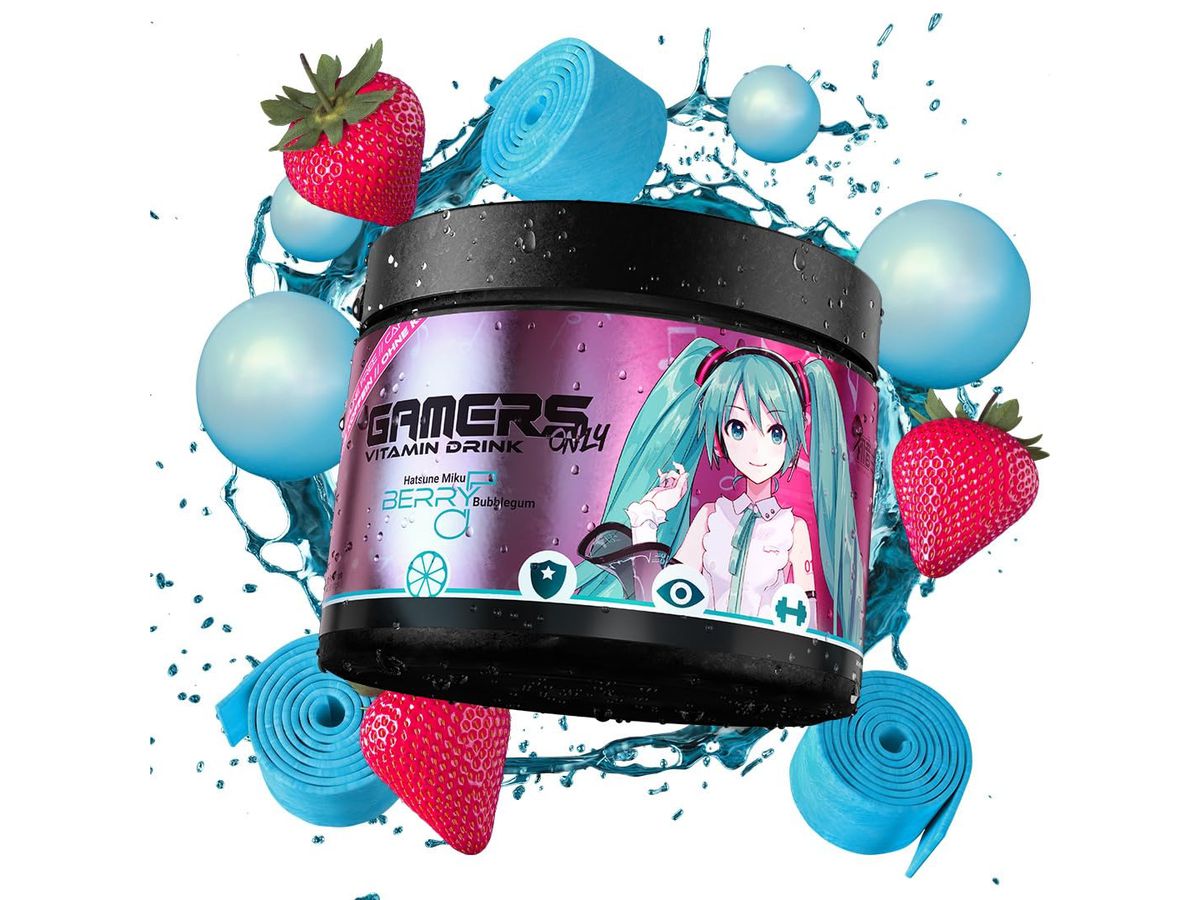 GAMERSONLY Vitamin Drink Powder 40 Port. 9120119171703 Hatsune Miku Berry Bubblegum (9120119171703)