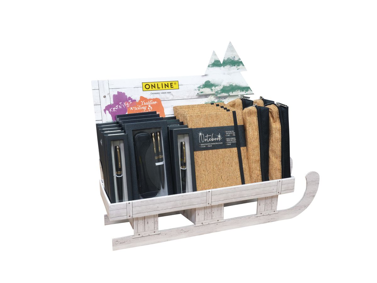 ONLINE Display Eleganza + Cork 81706 Farben sort., Christmas Sleigh (4014421817068)