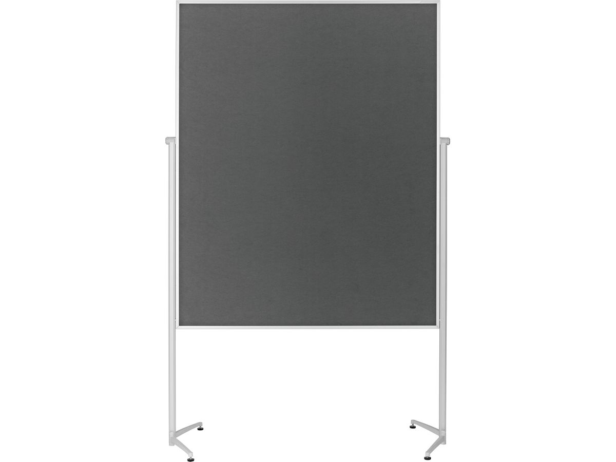 MAGNETOPLAN Design-Moderatorentafel Evo+ 1151101 Filz, grau 1200x1500mm (4013695051413)