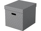 ESSELTE Boîte de rangement Home Cube 628289 365x320x315mm, gris 3 pcs (4049793072340)