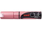 UNI-BALL Chalk Marker 8mm PWE-8K METALLIC RED Metallic rot (4902778256367)