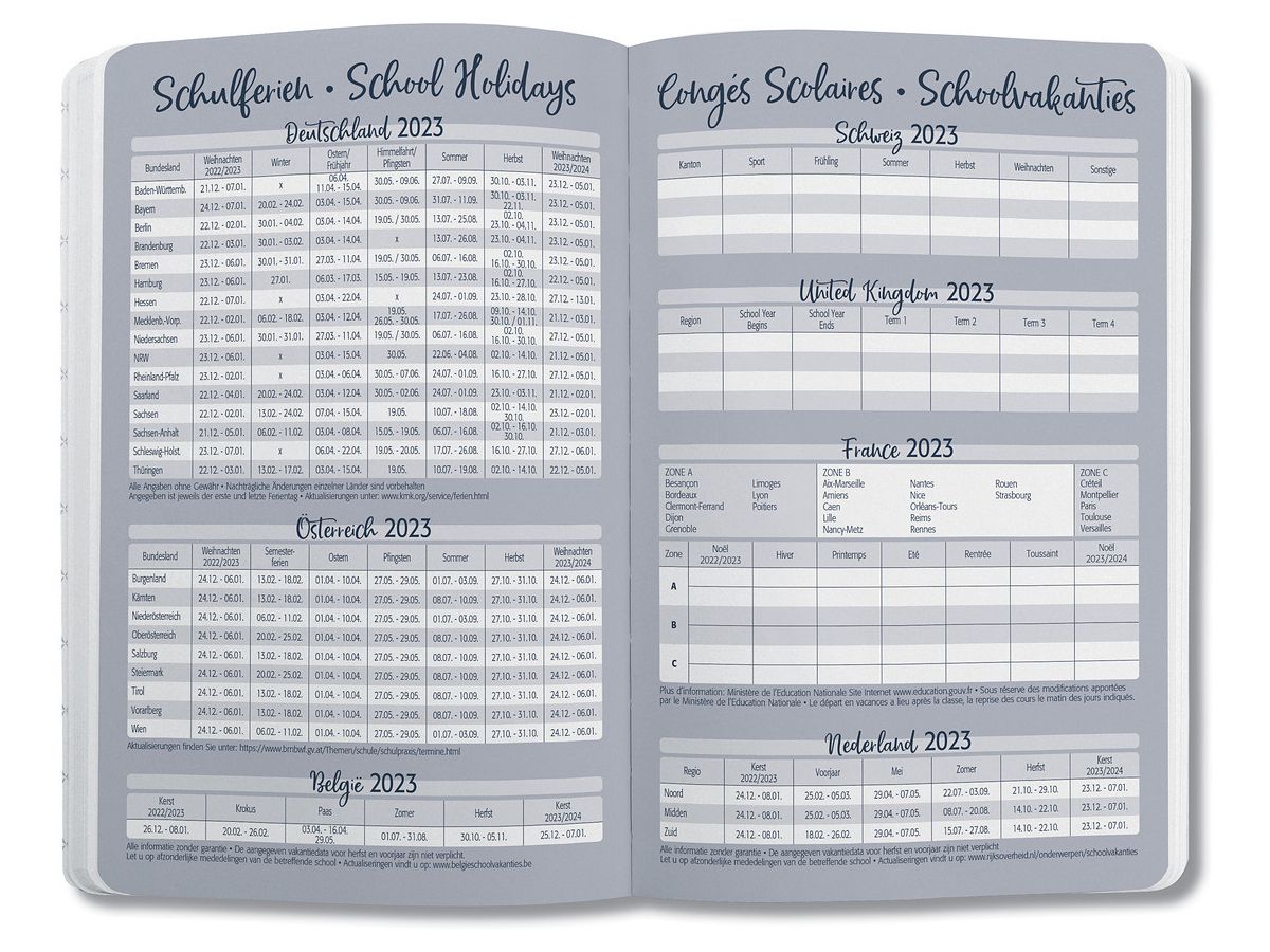 JOLIE Agenda Flair 2026 J6102 1W/2S aqua green ML A6 (4004360776373)