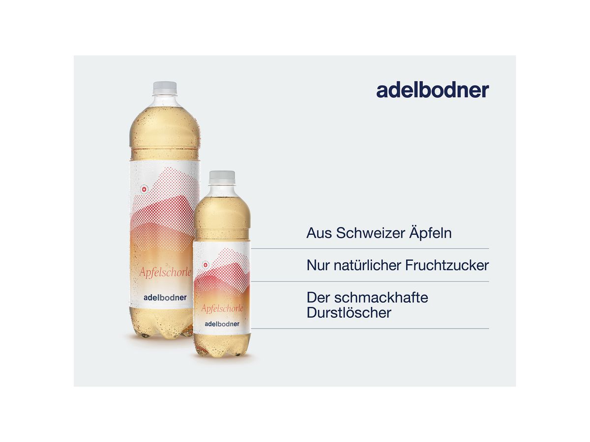 ADELBODNER Apfelschorle 143072 50 cl, 6 Stk. (7610338132460)