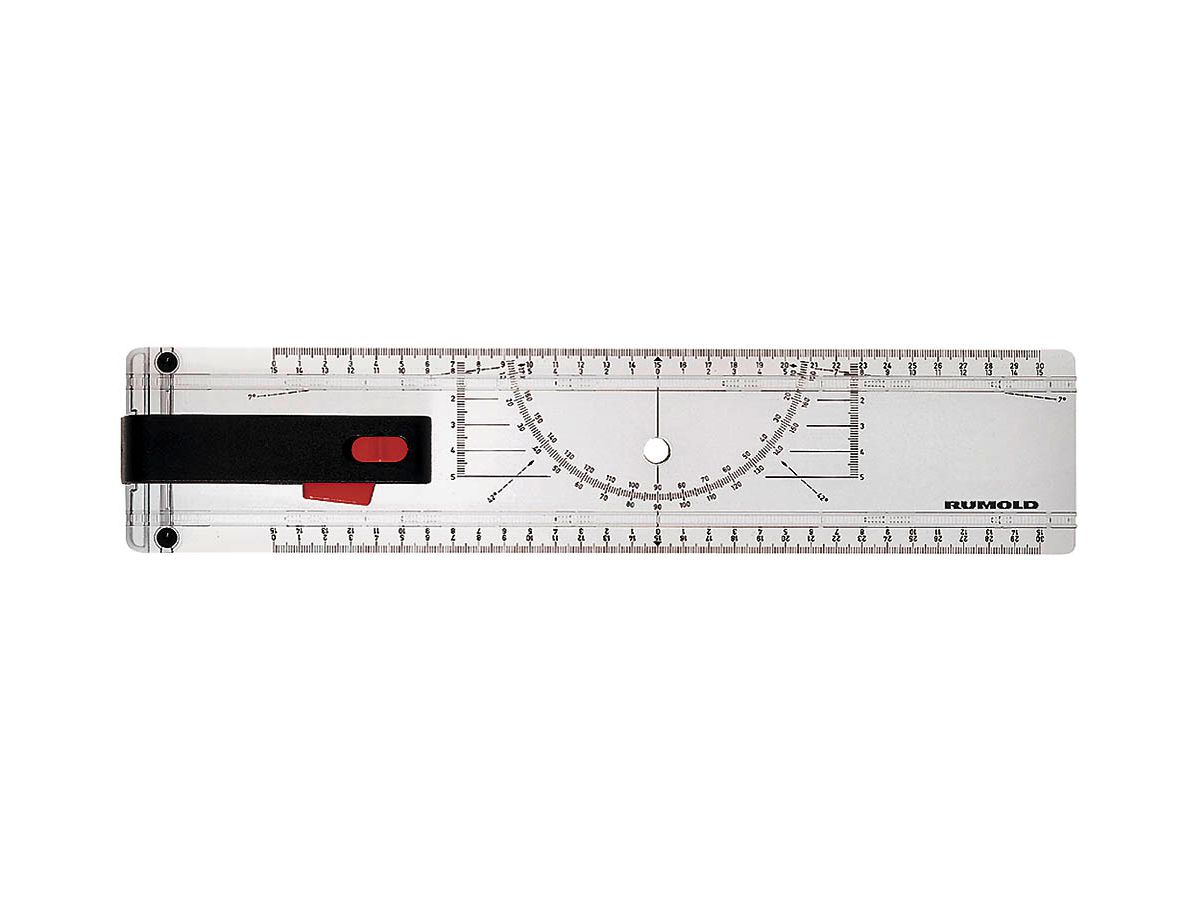 RUMOLD Zeichenschiene A4 353110 transparent (4012108135306)