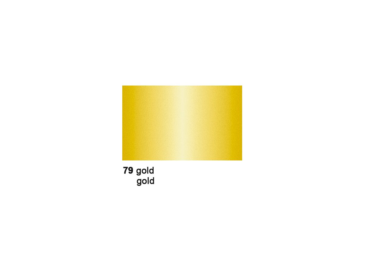 URSUS Plakatkarton 48x68cm 1002579 380g, gold (7612532007841)