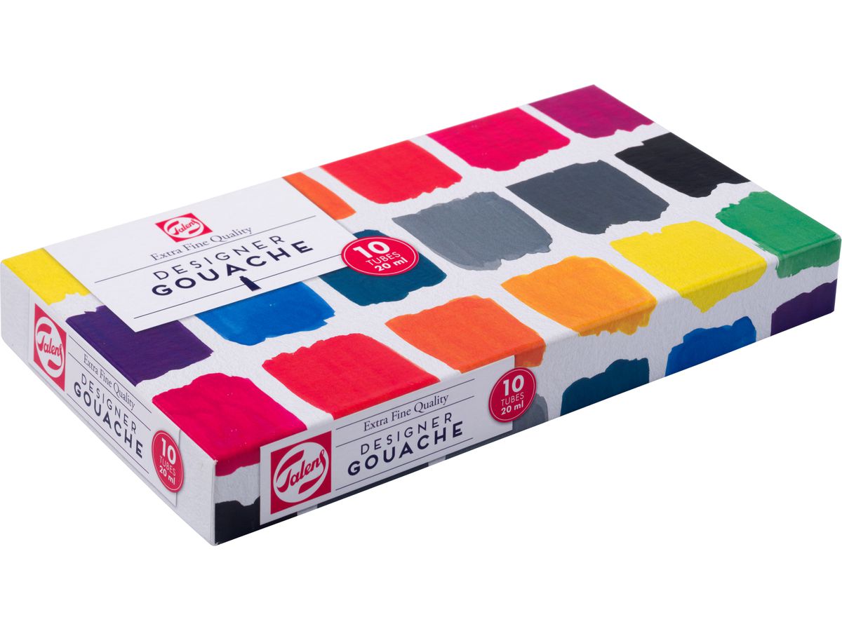 TALENS Gouache Designer 08820410 10 Farben à 20ml (8712079527891)