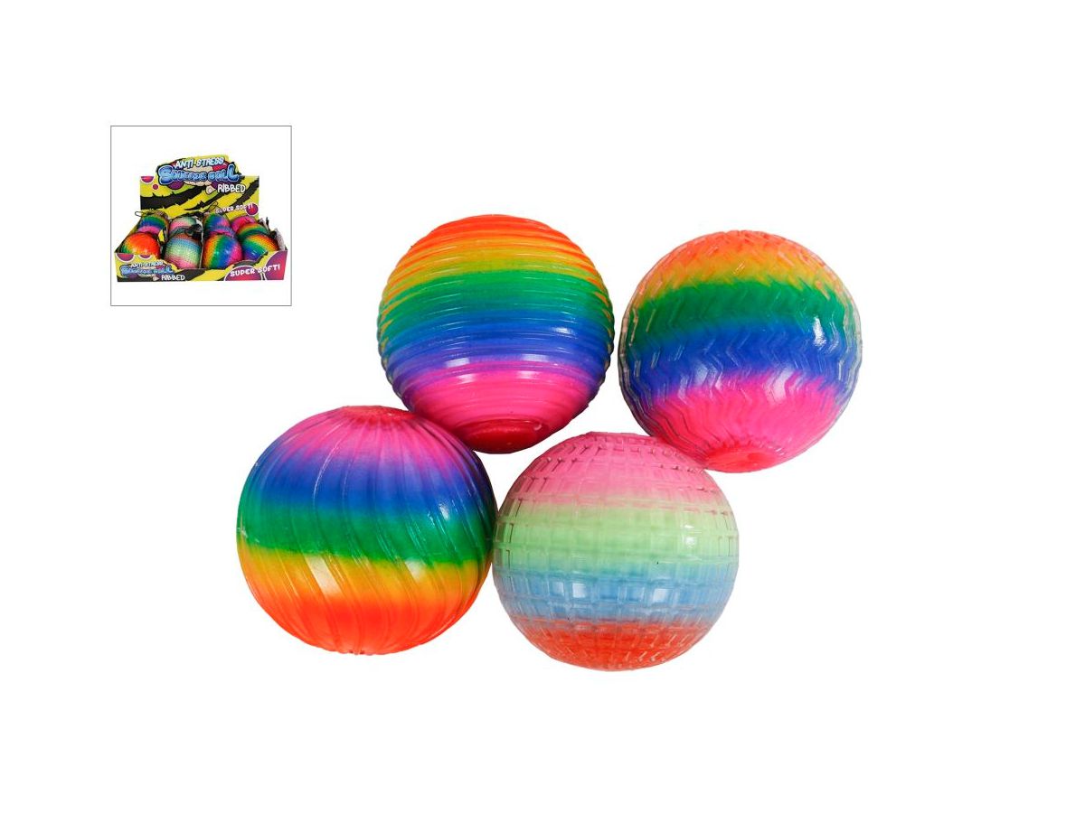 ROOST Quetschball Regenbogen 621400 4 ass. 7cm (8713219474044)