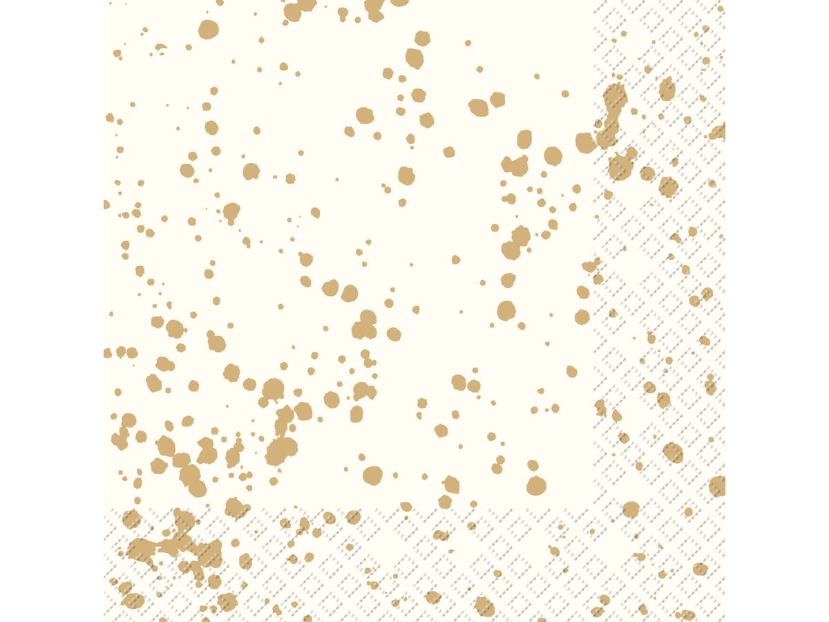 STEWO Serviettes Sprenkel 2572579280 or 33x33cm (7630050860236)