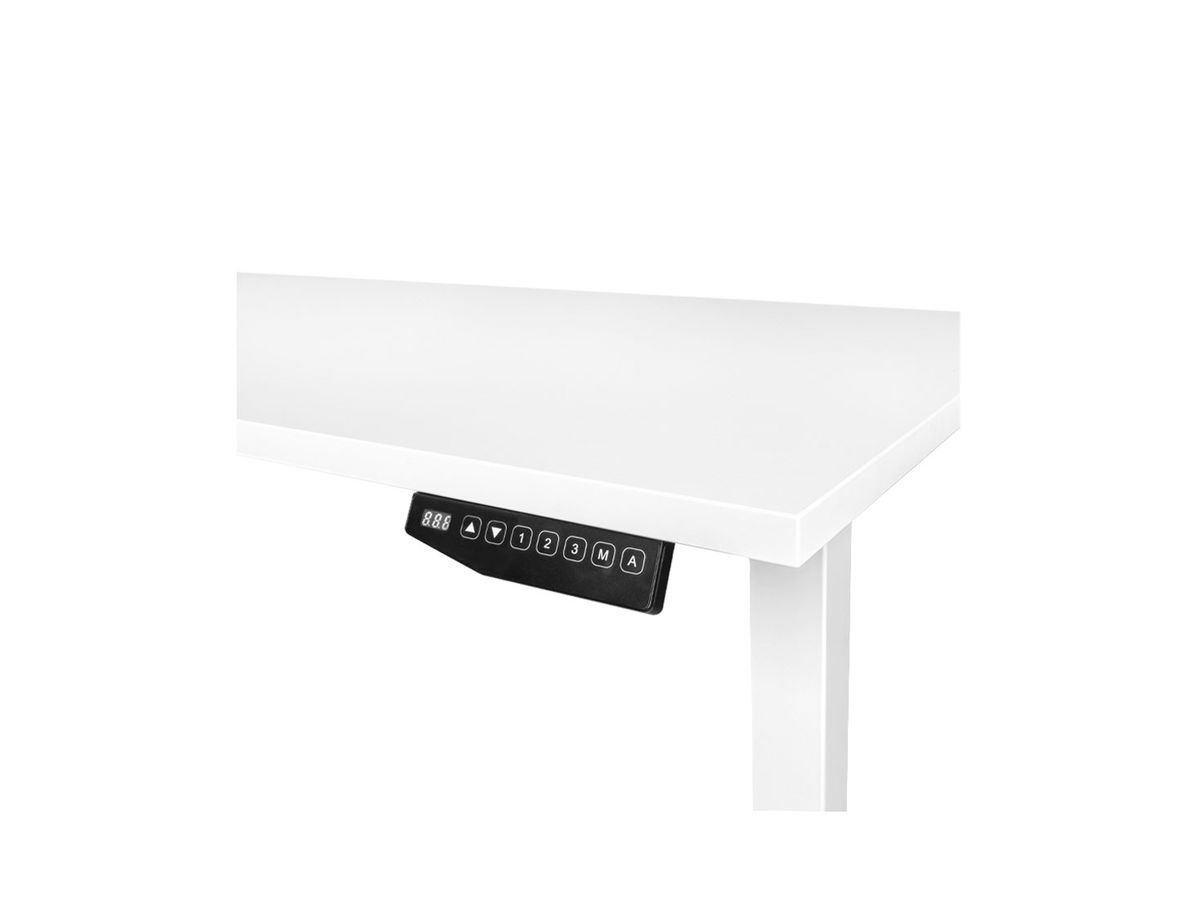 CONTINI Table de bureau 160x80cm 103259 blanc/blanc, ET225E (9470103259000)