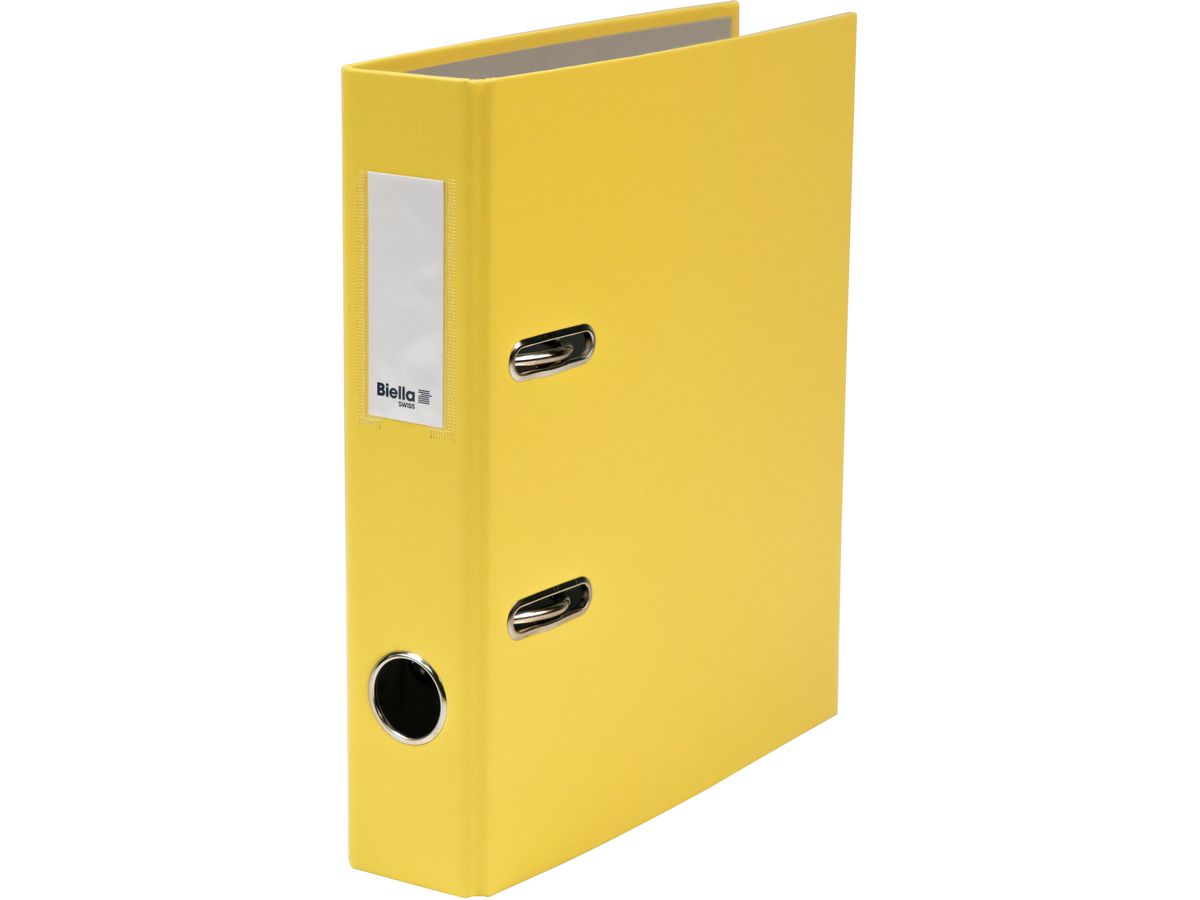 BIELLA Classeur Plasticolor 4cm 10750420U jaune A5 (7611365258048)
