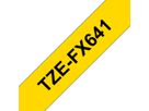 PTOUCH Flexitape laminé noir/jaune TZe-FX641 pour PT-550 18 mm (4977766692083)