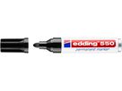 EDDING Permanent Marker 550 3-4mm 550-1 schwarz (4004764023738)