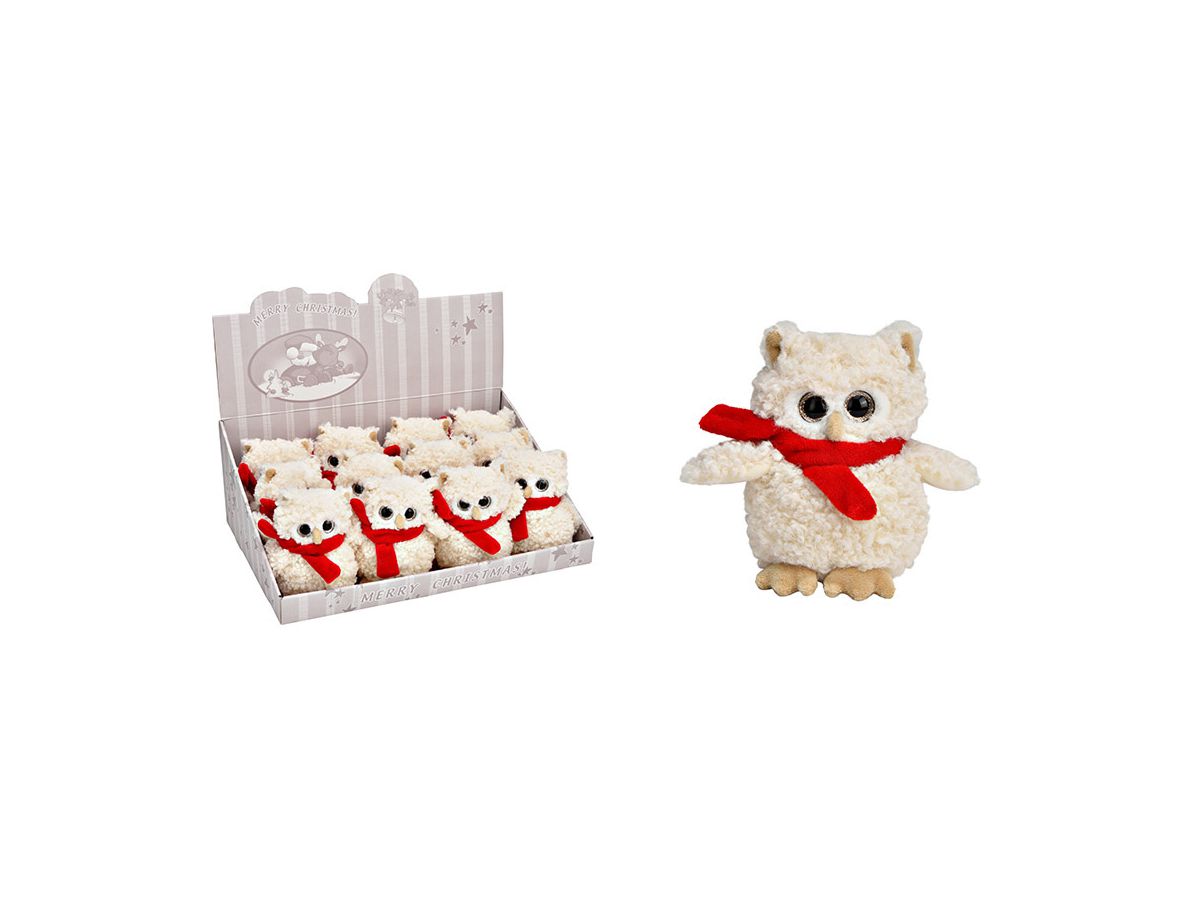 ROOST Eule 14x13x8cm 10036442 Plüsch (4007698464943)