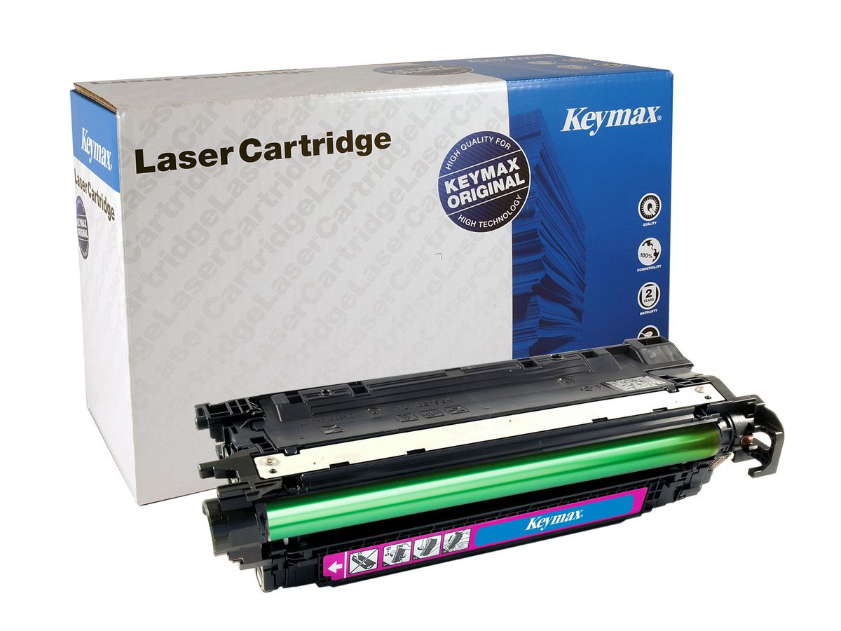KEYMAX RMC-Toner-Modul magenta CE253AKEY zu HP CLJ CP 3520 7000 Seiten (4016807088888)