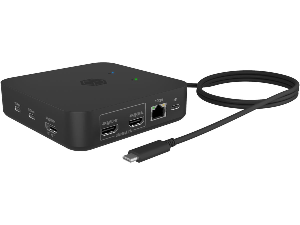 ICY BOX Mobile Dockingstation 12in1 IB-DK4090-C 3xHDMI,2x USB-C 3.2G2,4x USB-A (4250078174318)