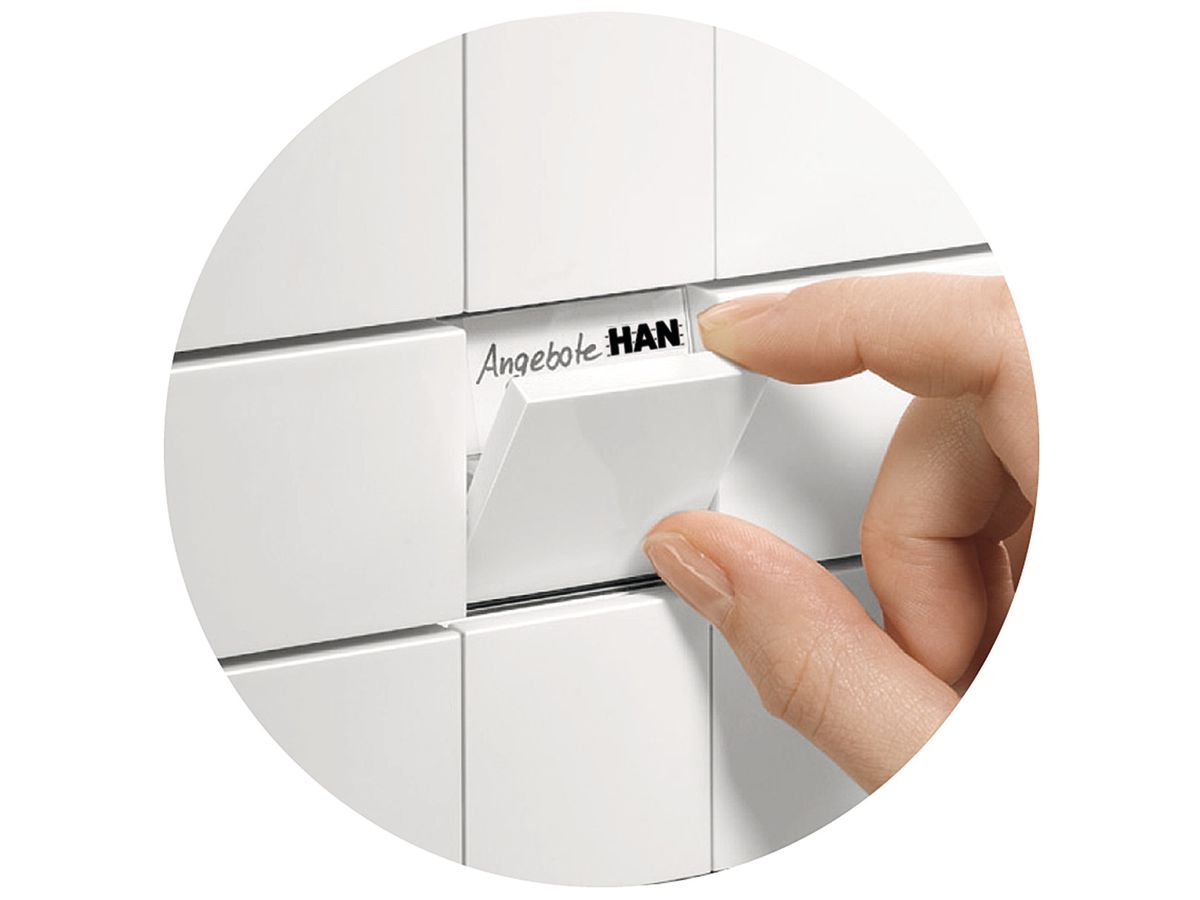 HAN Schubladenbox i-Box A4/C4 50.40 weiss 5 Fächer (4012473155107)