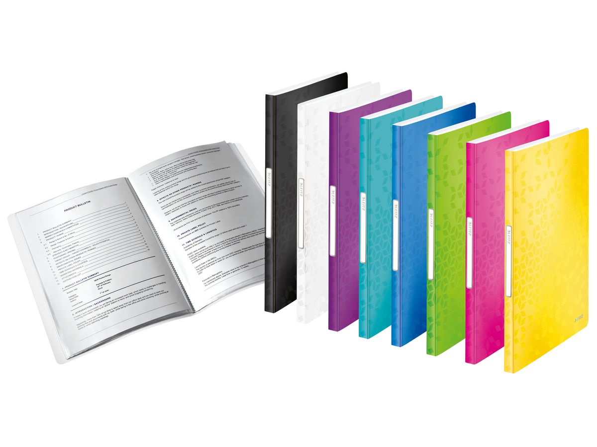 LEITZ Sichtbuch WOW PP A4 4632-00-16 gelb 40 Taschen (4002432121205)