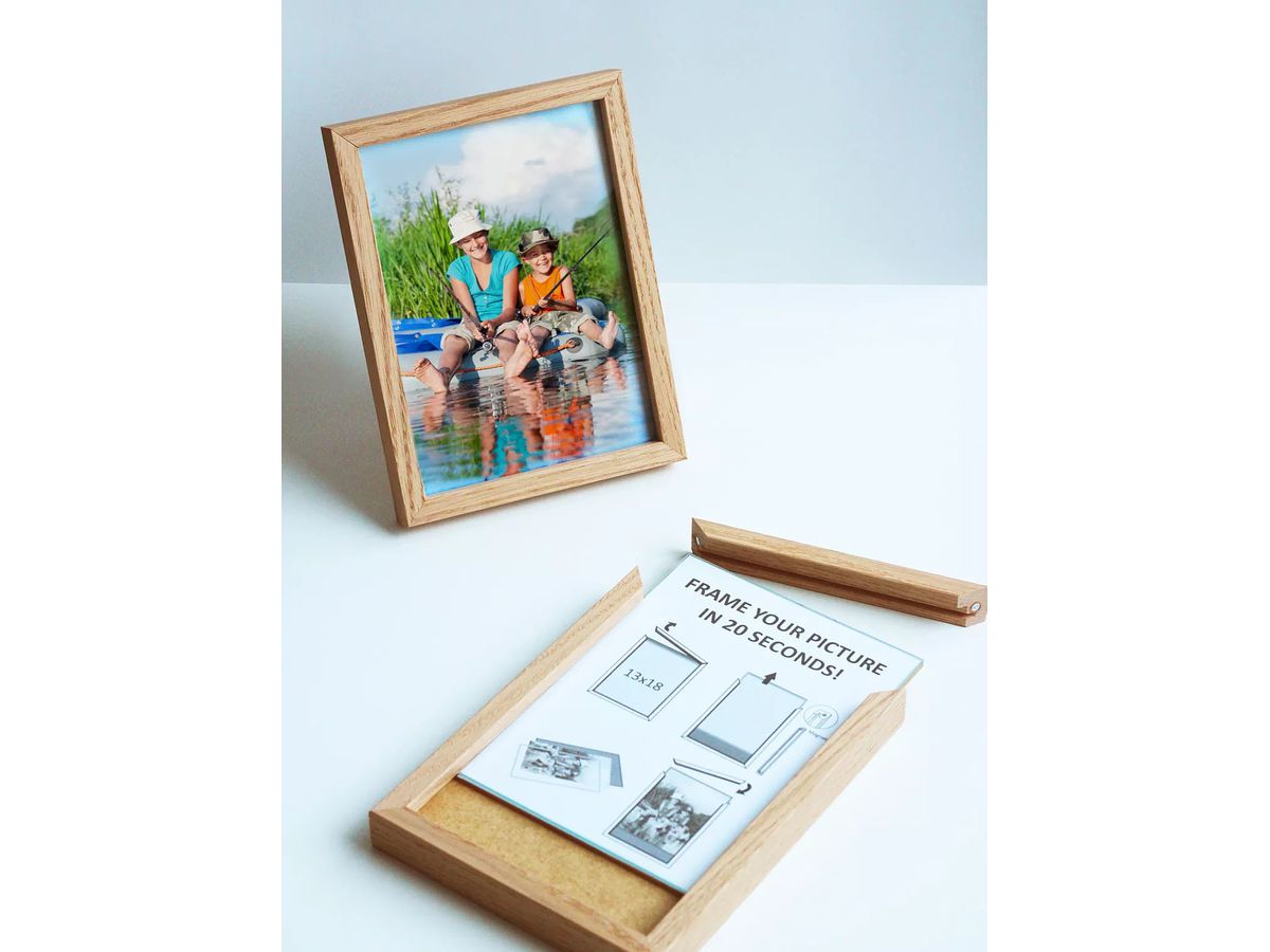 DEBEX Wechselrahmen 15x21cm H3201V150210 Holz, magnetisch Eiche (7611195105796)