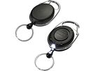 DURABLE Ausweishalter JOJO Style LED 819801 mit Ring schwarz (4005546807461)
