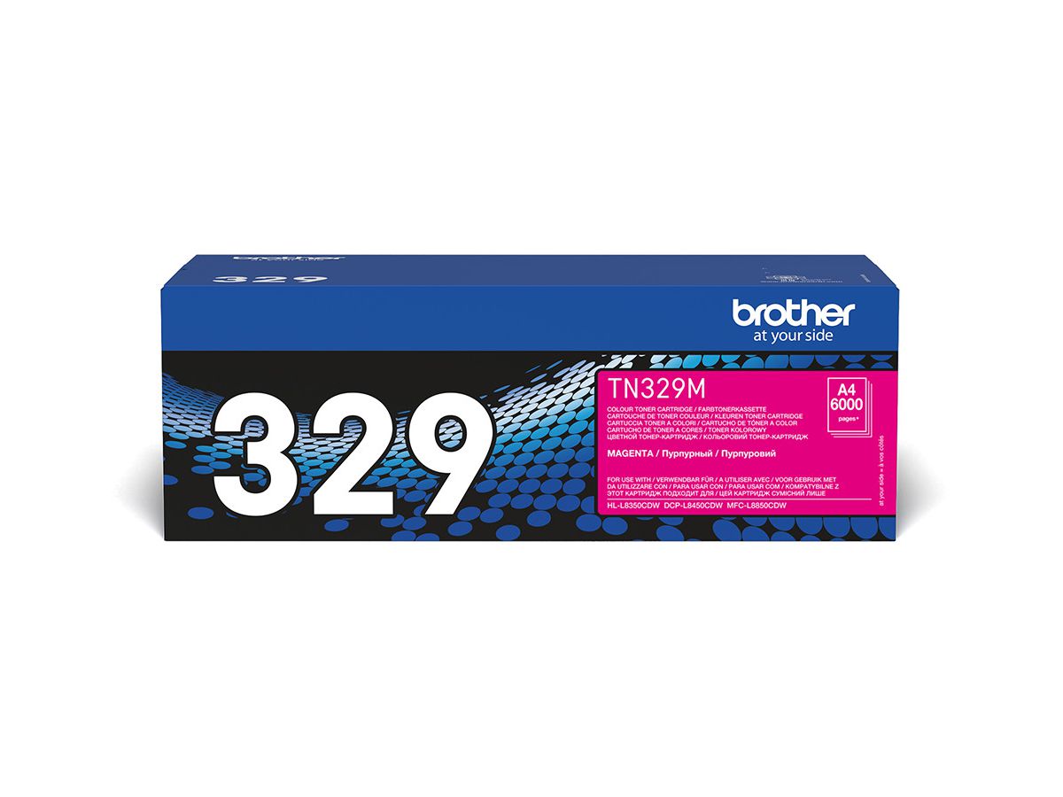 BROTHER Toner Super HY magenta TN-329M MFC-L8450CDW 6000 pages (4977766735070)