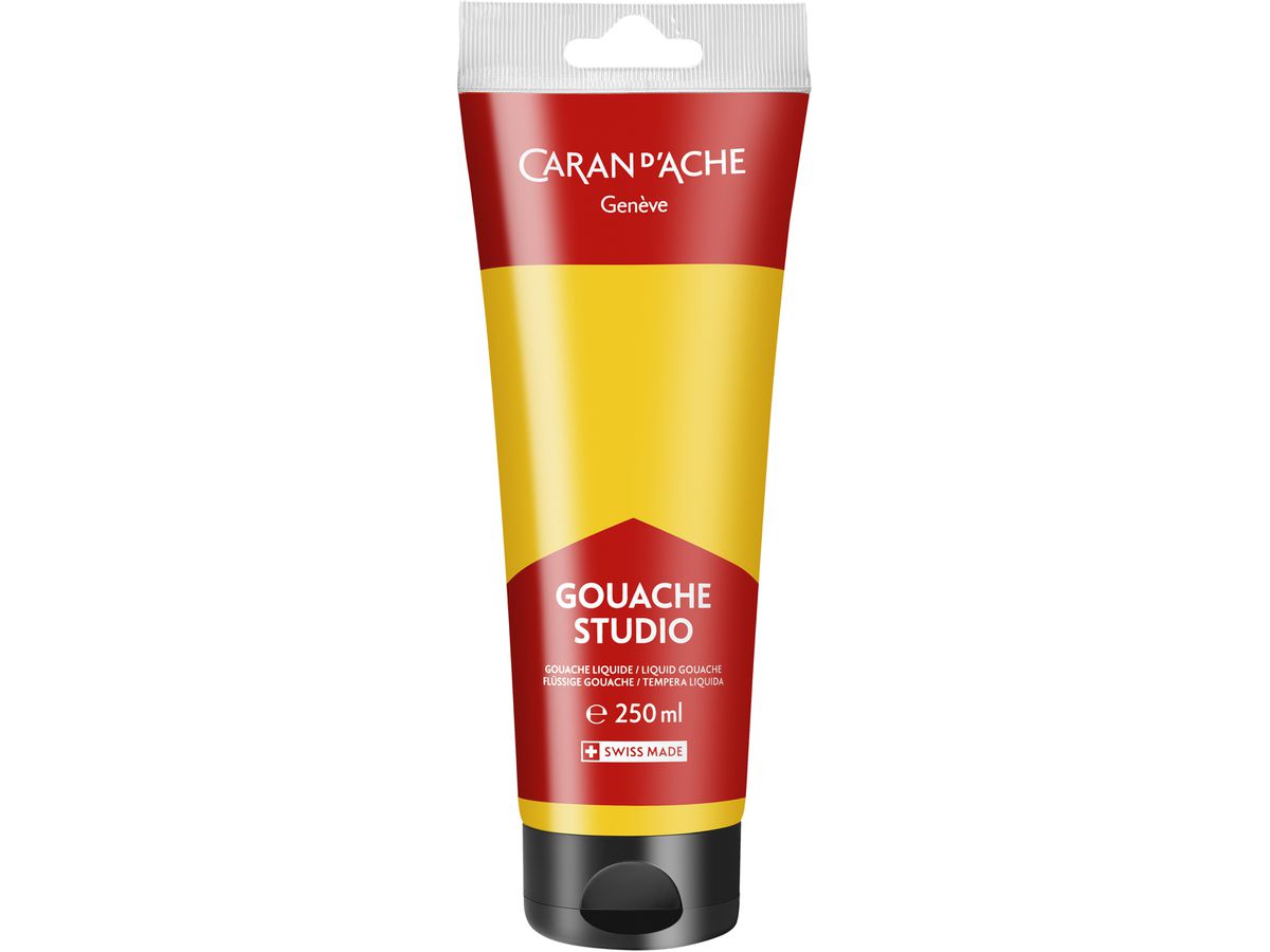 CARAN D'ACHE Deckfarbe Gouache 250ml 2333.240 gelb, Studio (7630002358644)
