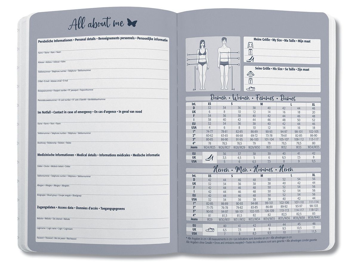 JOLIE Agenda Impress 2025 J5209 1S/2P glacier grey ML A5 (4004360782503)