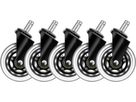 DELTACO Casters, Wheels, 5-pack GAM-157 Dark Line (7333048059987)