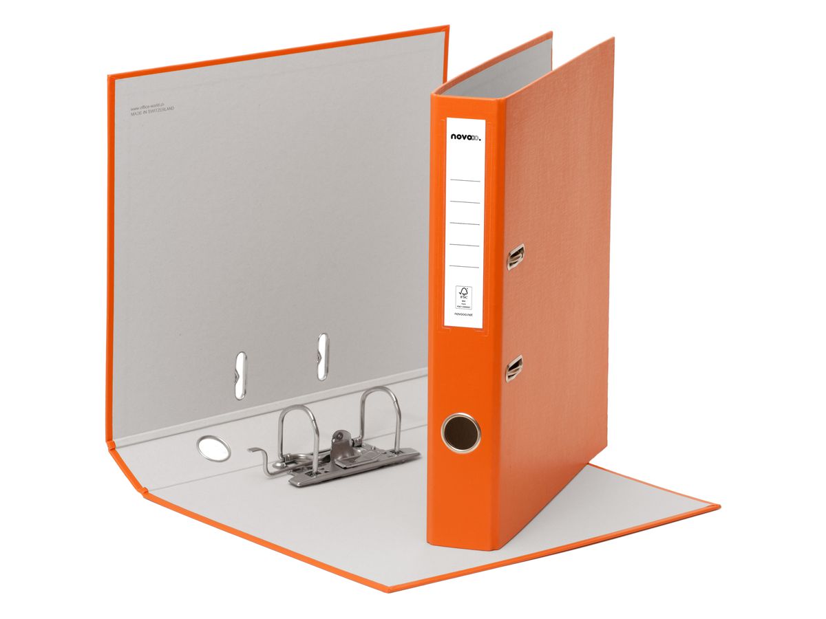 NOVOOO Pro Ordner 4cm 10349435NO1U orange A4 10 Stück (9010729081069)