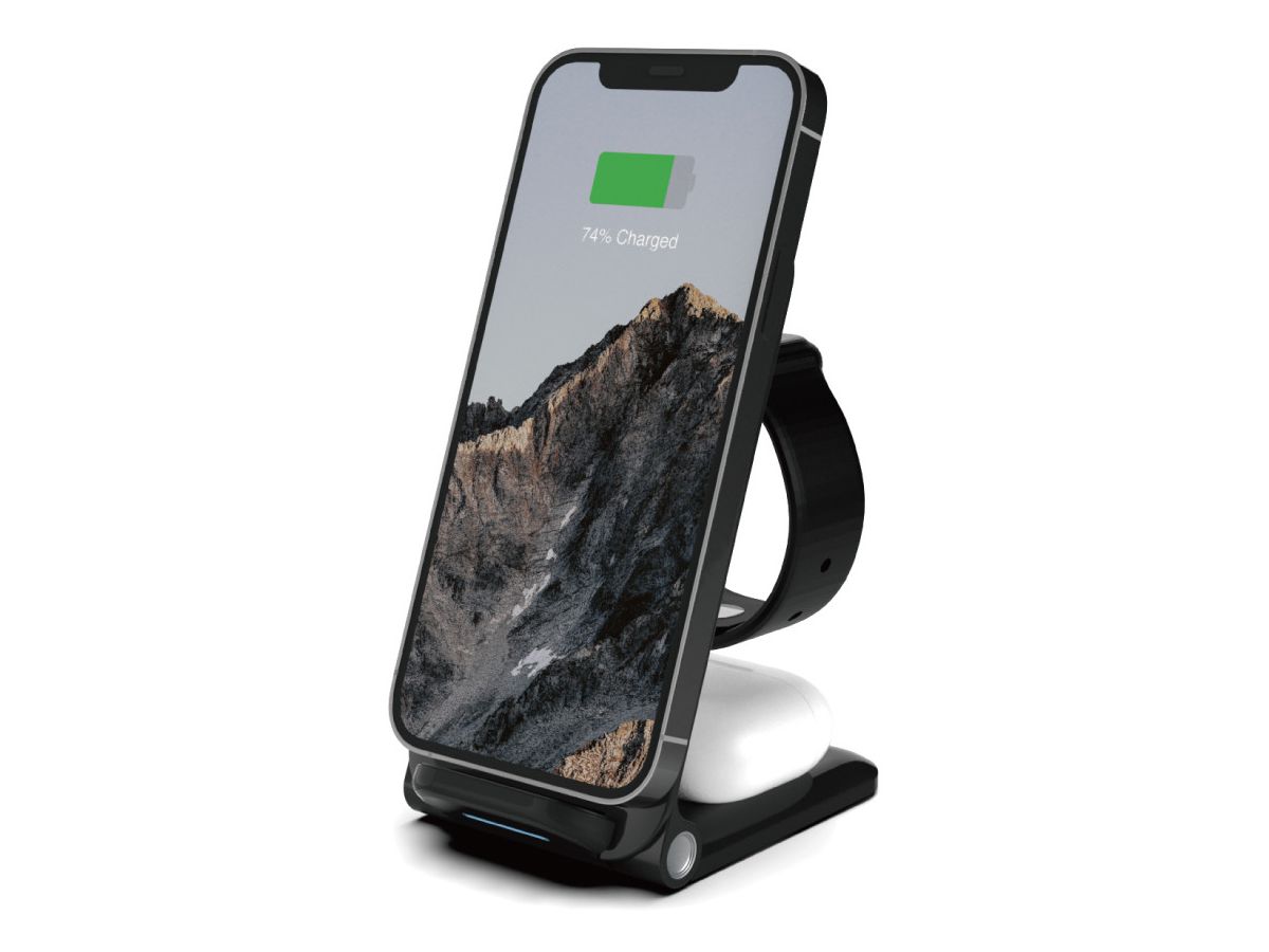 VINNIC 3-in-1 Trivor Wirel.Charger VP-PD-31WCFBK iPh.AirPods&Apple Watch Bl. (4898338014945)