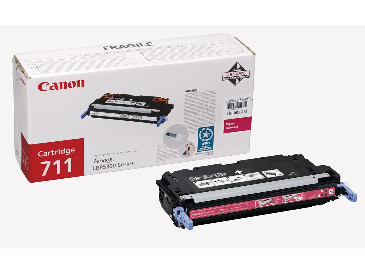 CANON Modulo di toner 711 magenta 1658B002 LBP 5300 6000 pagine (4960999403748)