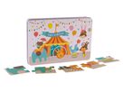 APLI KIDS Puzzle del circo 8x8cm 14407 Scatola di metallo 24 pezzi (8410782144076)