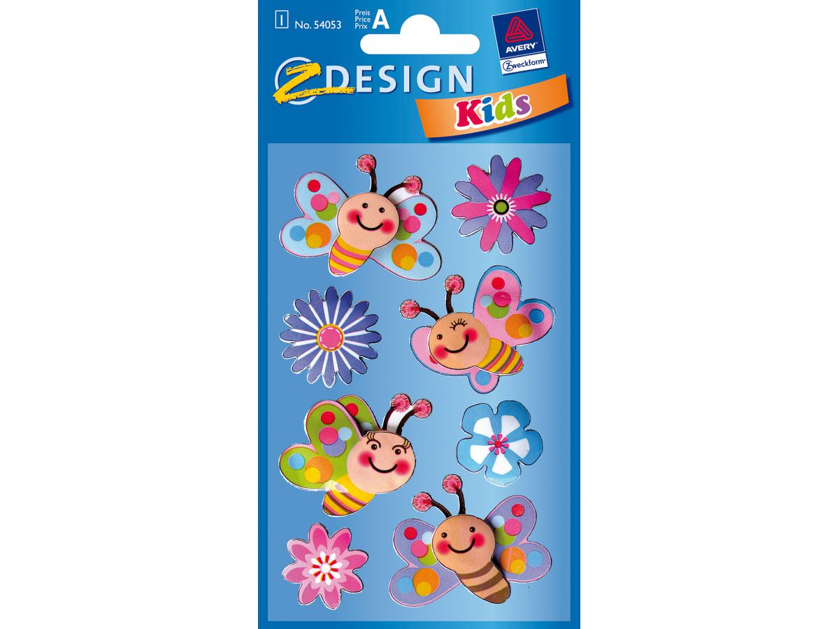 Z-DESIGN Sticker Kids 3D 54053 Bienen (4004182540534)