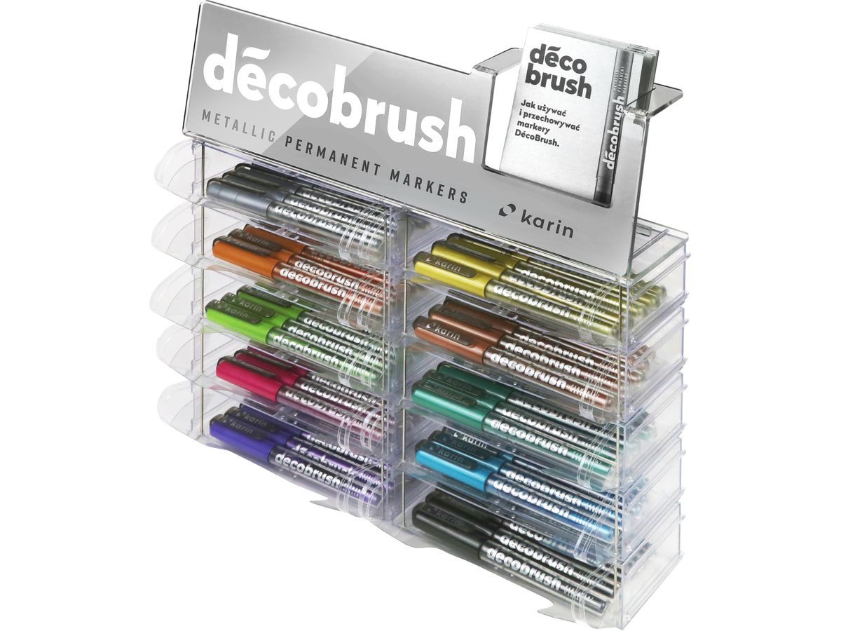 KARIN Deco Brush Metallic 28Z2 Display 120 Stück (5904446025809)