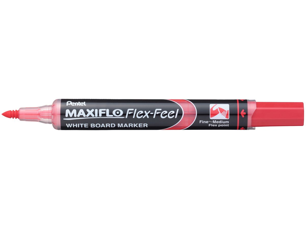 PENTEL Whiteboard Marker Maxiflo MWL5SBF-4 FlexFeel, 4 pezzi (7610924170098)