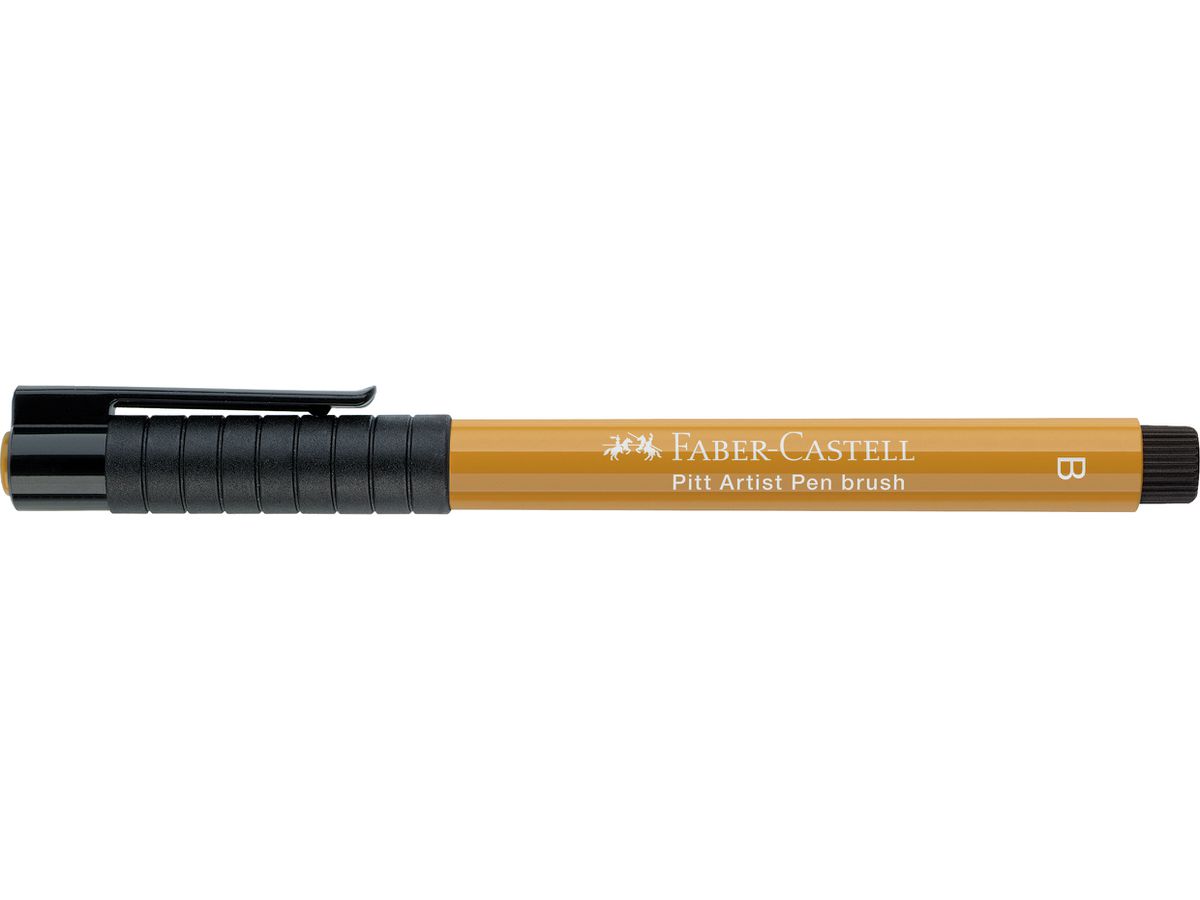 FABER-CASTELL Pitt Artist Pen Brush 2.5mm 167468 green gold (4005401674689)