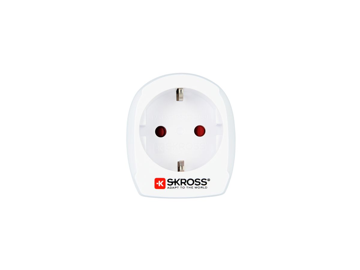 SKROSS Country Travel Adapter 1.500232 Europe to Denmark (7640166322047)
