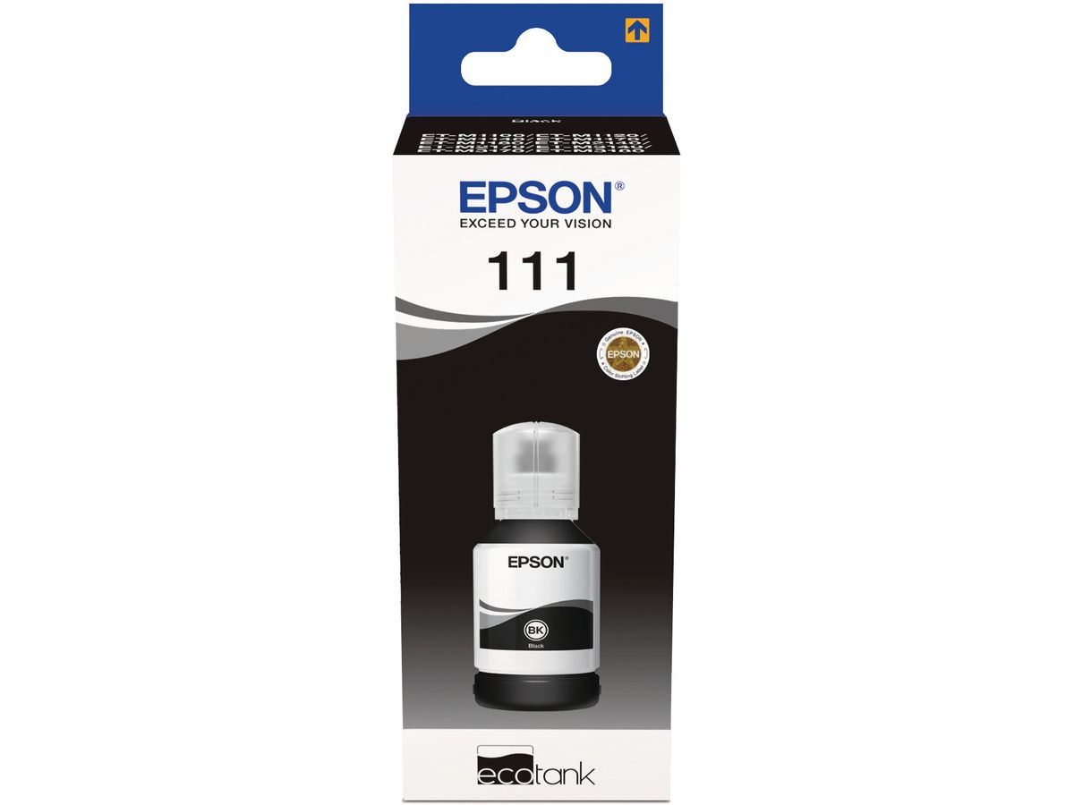 EPSON Flacone d'inchiostro 111 nero T03M140 EcoTank ET-M2170 6000 pagine (8715946662206)