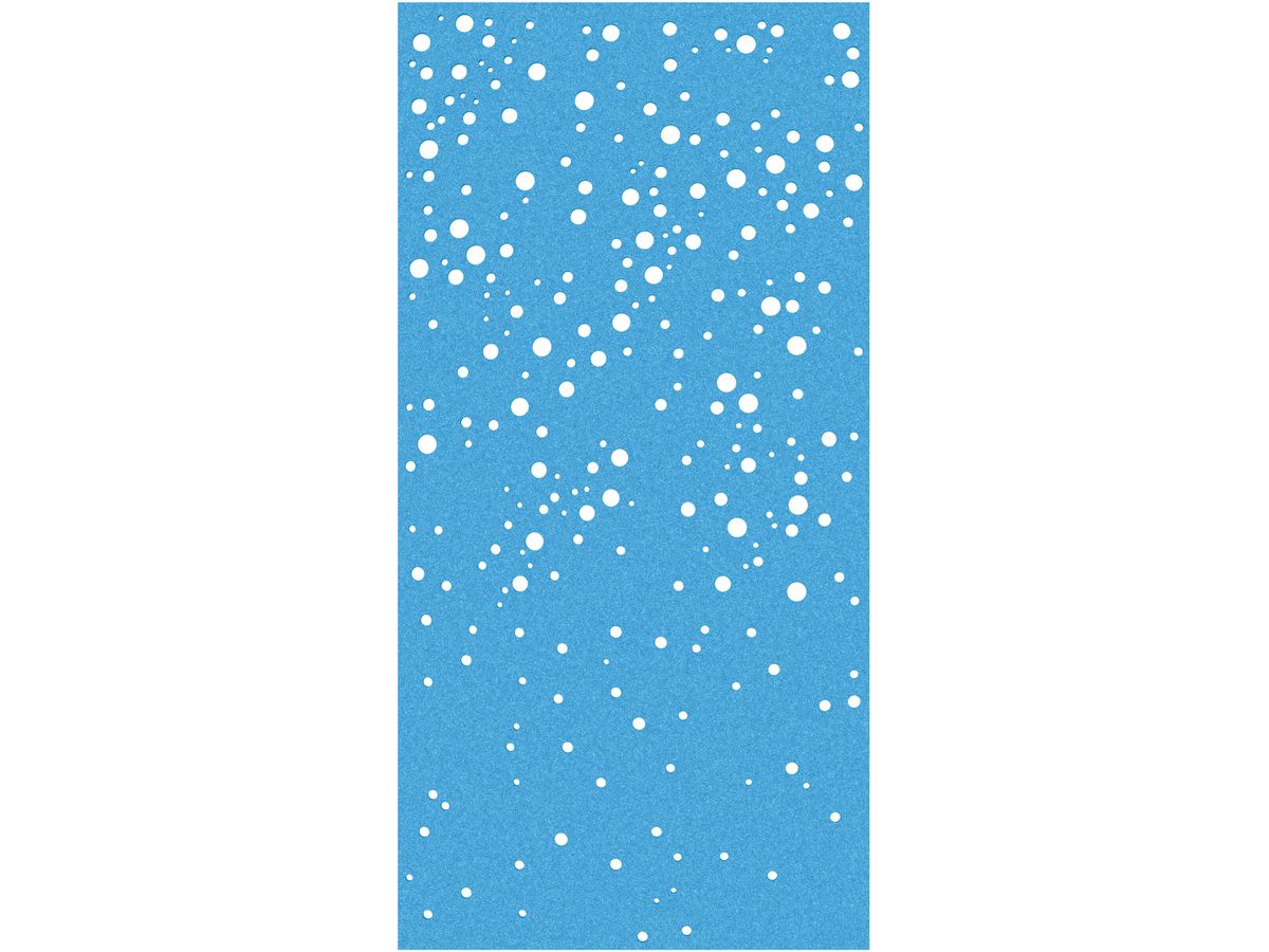 SUONO Divisorio XL 120x240x1.2cm 1211.X12.3701 CURTAIN, BUBBLES, blu 2 pezzi (7640439763461)