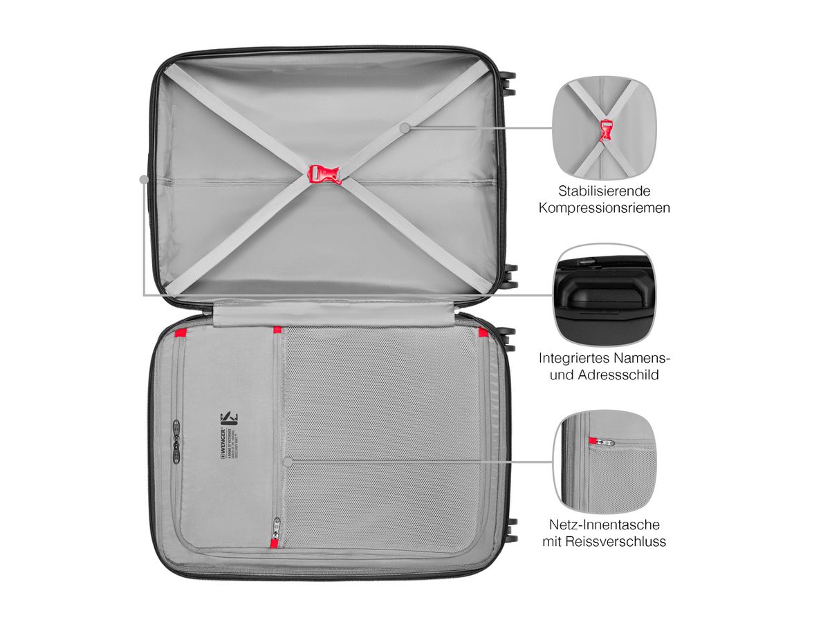 WENGER Prymo Medium 59l 612537 Hardside Case Black (7611160242488)