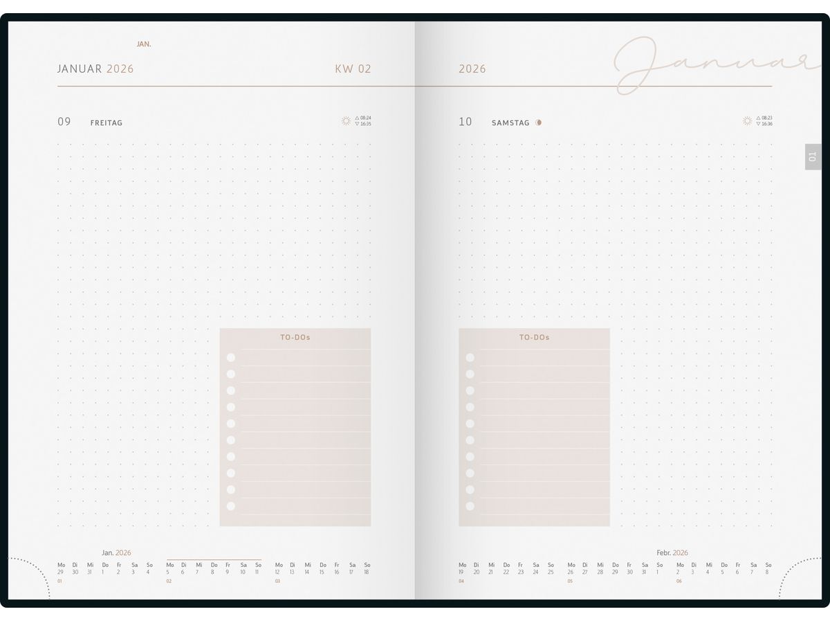 RIDOIDE Design Line 2026 7028507036.26 1T/1S Love DE 14.8x21cm (4003273788756)